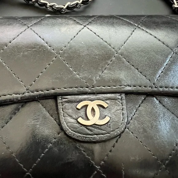 Reserved-CHANEL Matelasse gusseted flap wallet - Picture 12 of 17